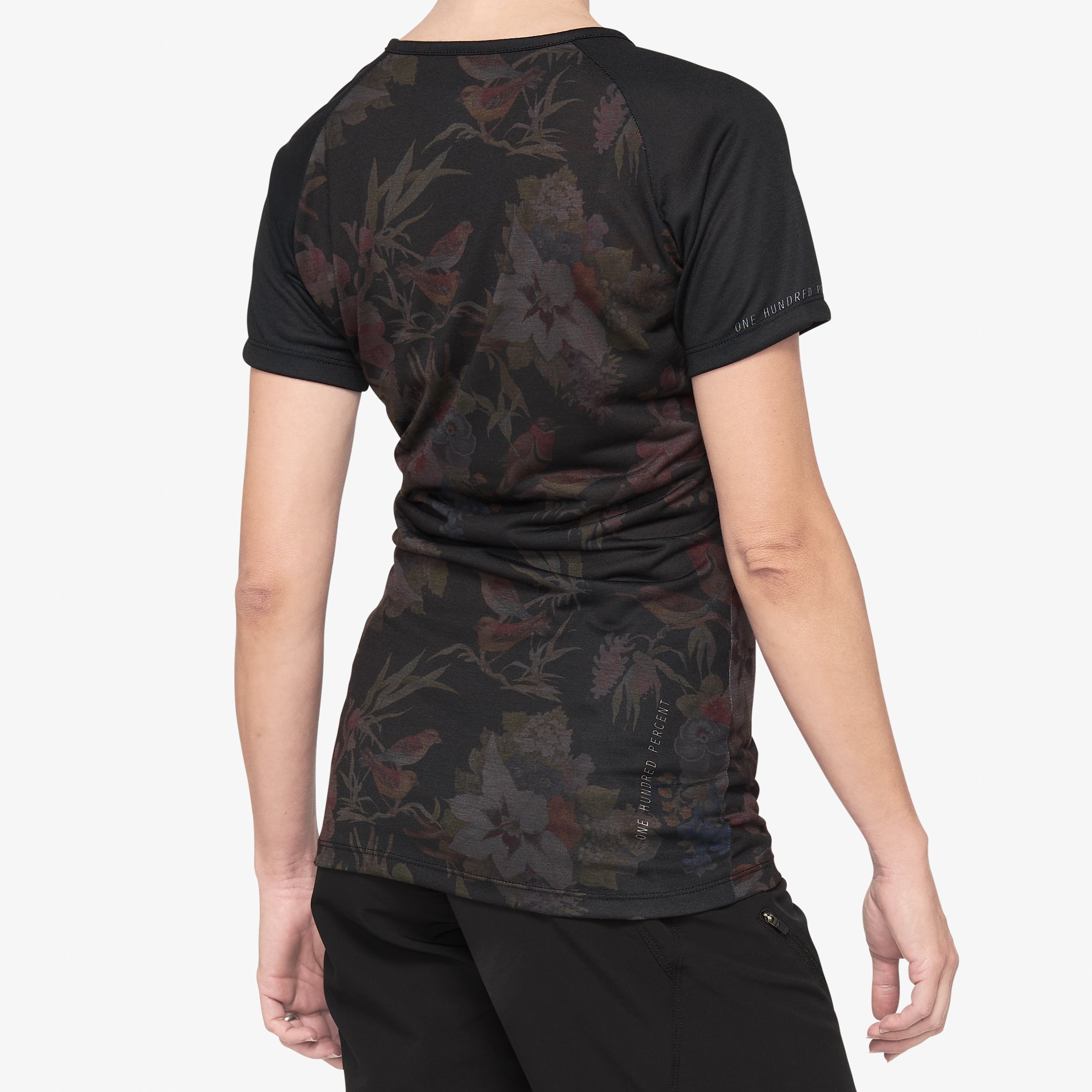 AIRMATIC Women's Jersey Black Floral - Secondary