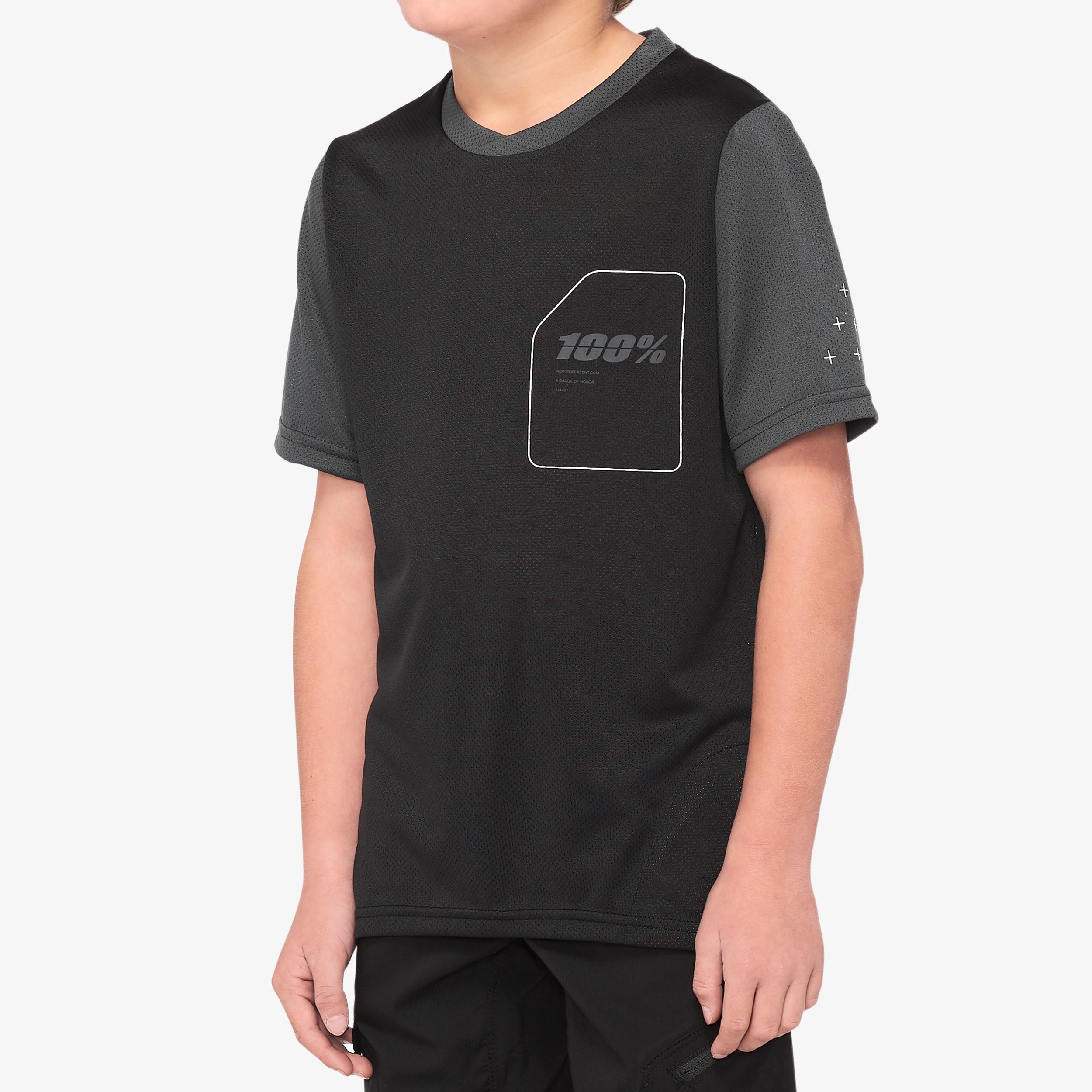 RIDECAMP Youth Jersey Black/Charcoal