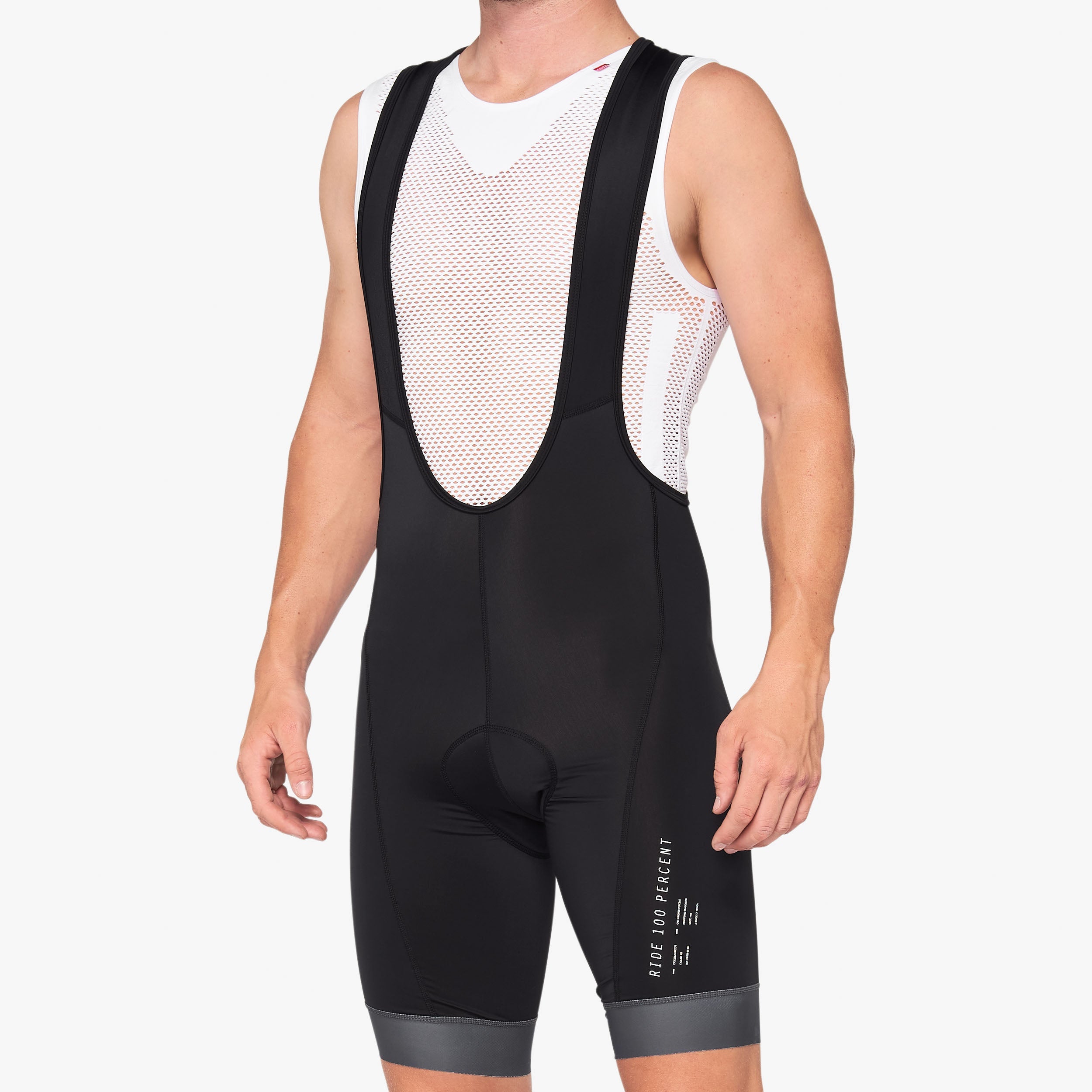 EXCEEDA Bib Shorts Black/Charcoal