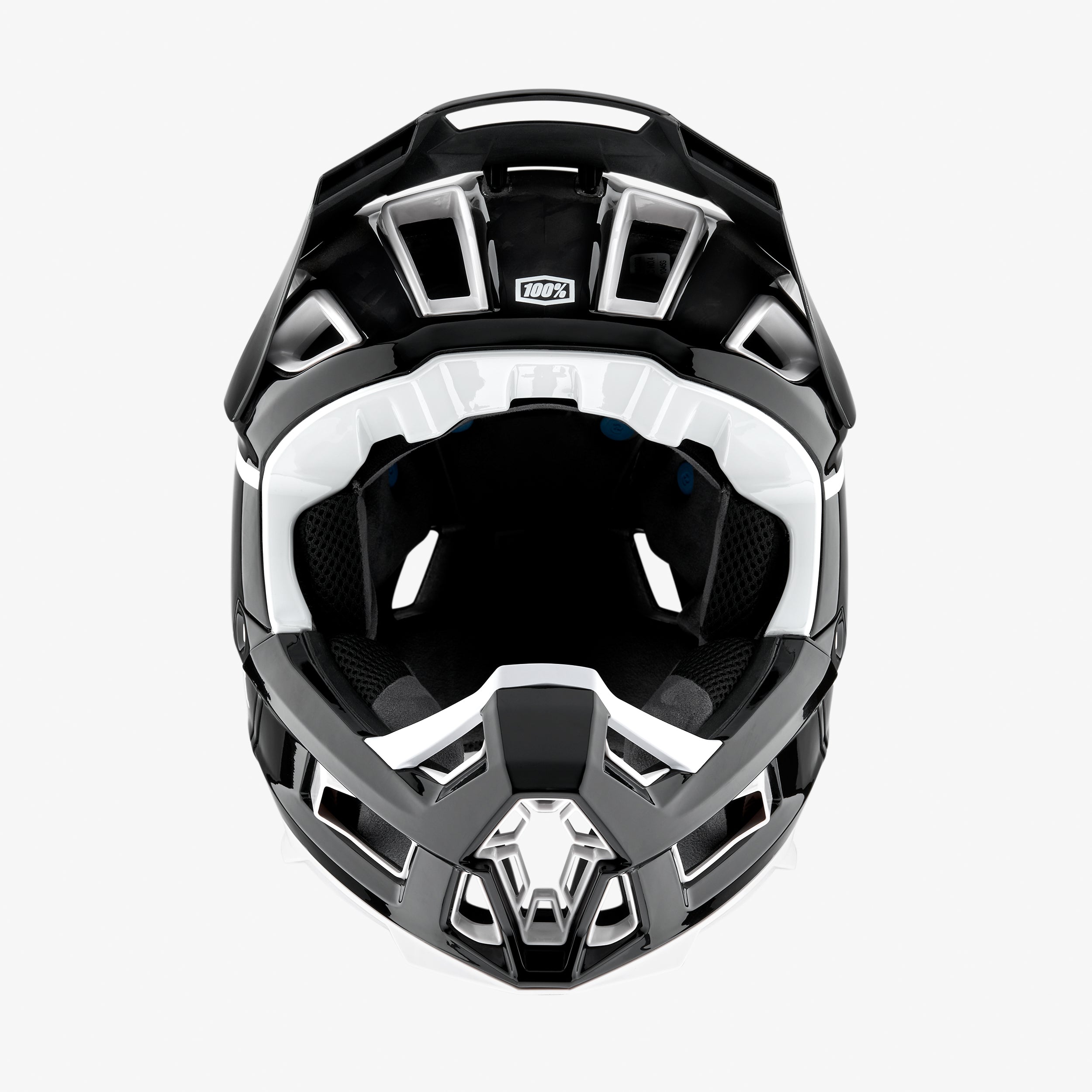 AIRCRAFT 2® Downhill/Enduro Helmet Black/White - Secondary