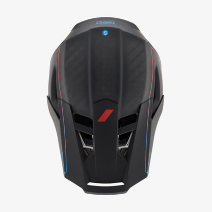 AIRCRAFT 2 Helmet Carbon Steel Blue/Neon Red