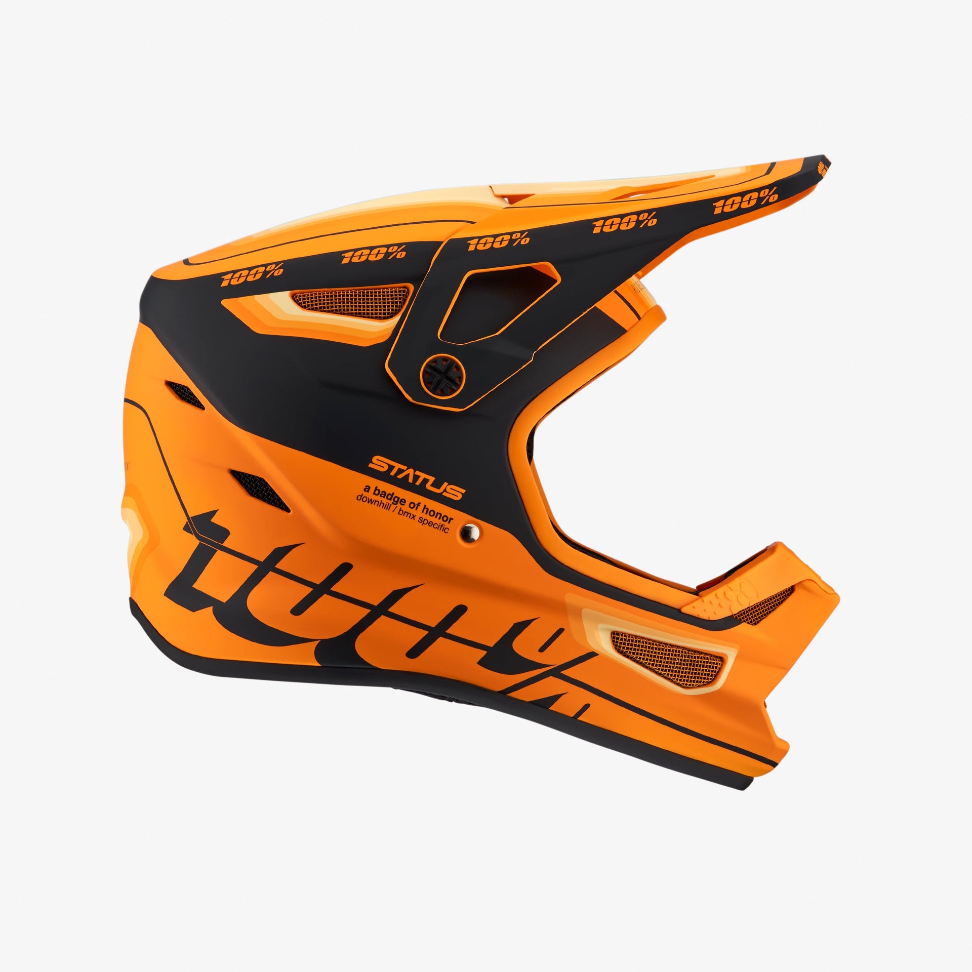 STATUS Helmet Topenga Orange/Black – 100% - Main Image
