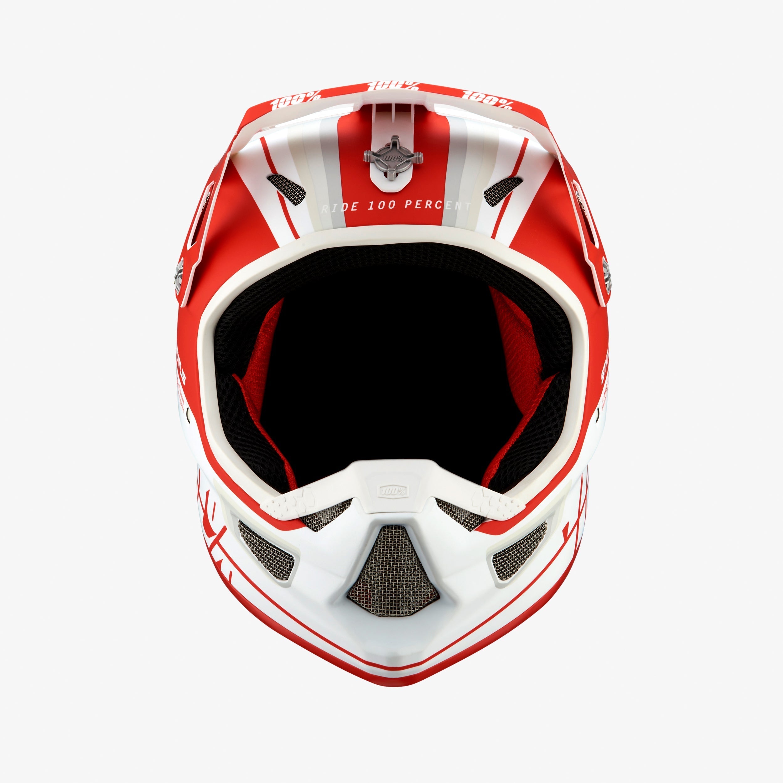 STATUS Youth Helmet Topenga Red/White