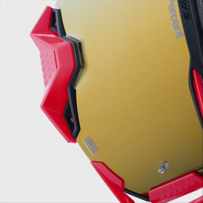 DUAL ARMEGA Racer Pro Pack Black/Red True Gold Mirror