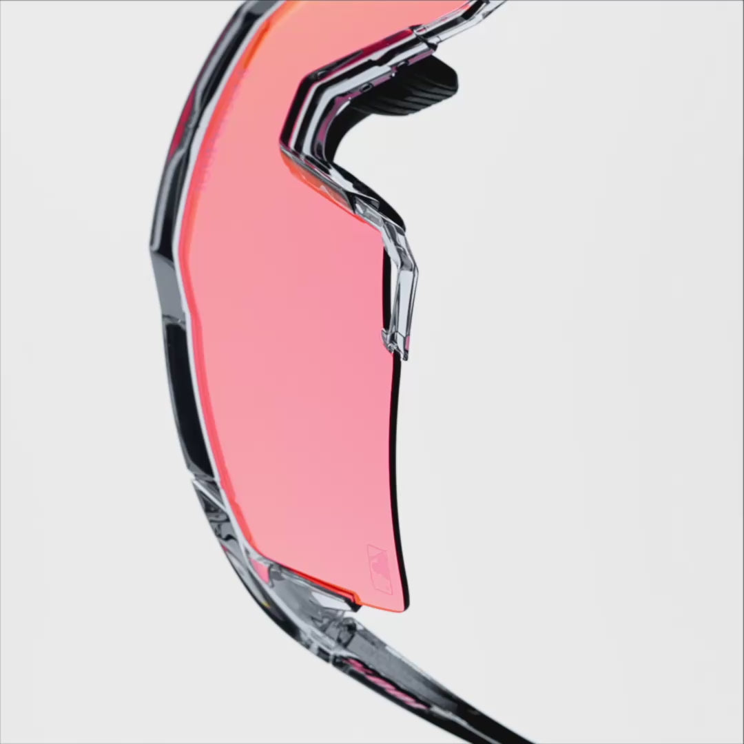 【美品】SPEEDシングレット　Sサイズ SPEEDCRAFT MLB Authentic Polished Translucent Grey HiPER Fire Red