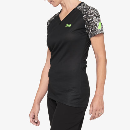 AIRMATIC Women's Jersey Black Python